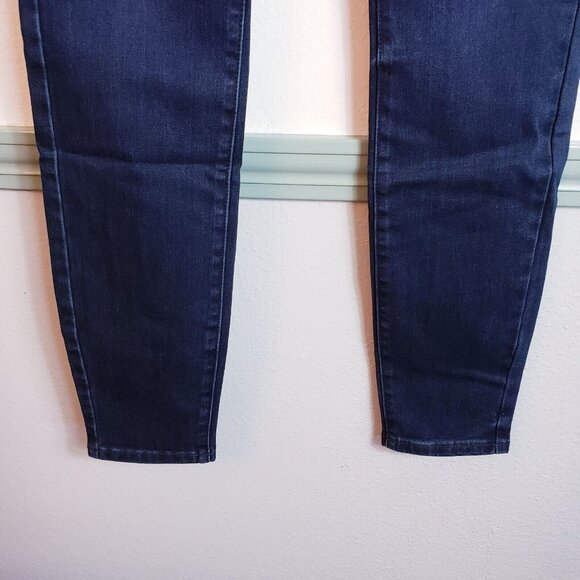 Prana Sienna Womens Jeans Skinny 4/27 x 31" Regular Stretch Mid Rise Deep Blue - Picture 6 of 14